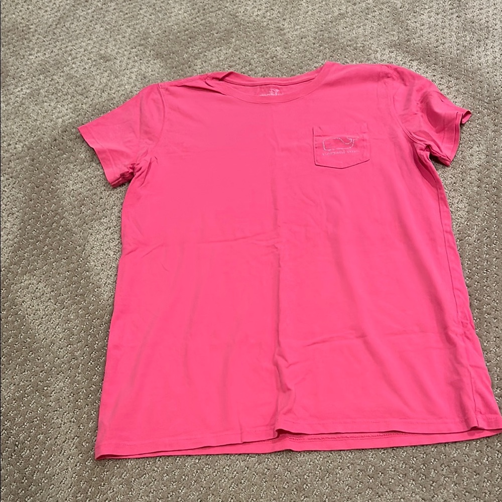 Vineyard Vines Pink Short Sleeve Tee Soft Knit